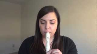 How to play quotBquot On The Recorder [upl. by Hakaber]