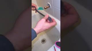 How to fix a tub that leaks when you’re showering fyp plumbing handyman [upl. by Dario945]