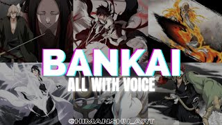 All bleach bankai  clear voices  without bgm [upl. by Brittni]