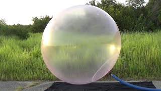 Over Inflating the Super Wubble Bubble Ball Until Burst [upl. by Neirad]