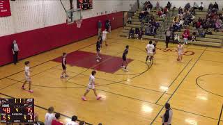 Groton High School vs Union Springs High School Mens Varsity Basketball [upl. by Bartley]