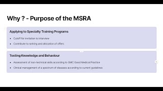 Preparing for the MSRA 2023 Series Intro to MSRA [upl. by Ahsenac]