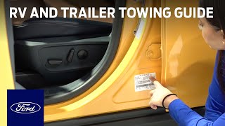 How to Access and Use the Ford RV and Trailer Towing Guide  Ford [upl. by Marabelle]