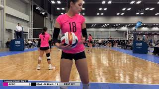 AVBC 18 2024 Lone Star Classic  Day 1 Match 2 set 1 vs ETA Black 18 NT [upl. by Imojean799]