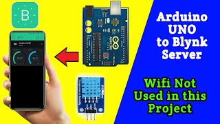 Blynk Arduino Uno Sim800L DHT11 Temperature Humidity GSM GPRS IOT Internet of things No wifi Nano [upl. by O'Gowan630]