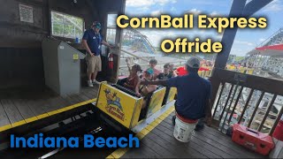 CornBall Express Offride  4k 60fps Copyright Free 2024 Indiana Beach [upl. by Aiker]