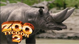 Arsinoitherium Exhibit Speed Build  Zoo Tycoon 2 [upl. by Atnahsa622]