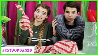 Worst Present Ever Challenge  Surprise Christmas Gift Exchange Pranks  JustJordan33 [upl. by Ydniw]