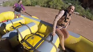 Lava Falls Rapid Grand Canyon August 2018 A flipping good day [upl. by Xantha]