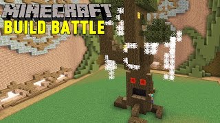 Minecraft  SPÖKTRÄD  Team Build Battle Minigame på Svenska [upl. by Namus]