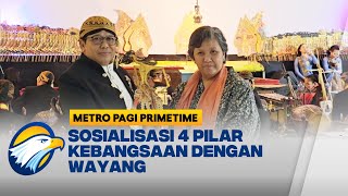 Lestari Moerdijat Gelar Sosialisasi 4 Pilar Kebangsaan dengan Kesenian Wayang Kulit  MPP [upl. by Ellahcim433]