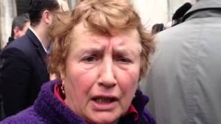 Margaret Thatcher funeral Absolutely right to protest [upl. by Nasah]