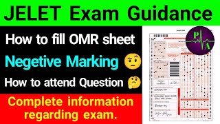 JELET 2024 Exam OMR sheet filling process amp questions booklet  Exam rules and Documents Required [upl. by Lucian571]