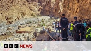 Flooding kills more than 20 in Morocco and Algeria  BBC News [upl. by Repip230]