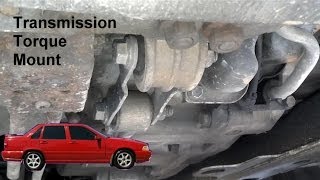 Lower transmission torque mount location replacement information Volvo 850 S70 V70  VOTD [upl. by Lorinda529]