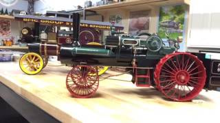 Model Burrell amp Case steam tractors [upl. by Enelrac]