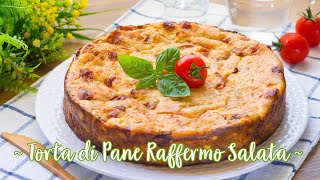 Torta di Pane Raffermo Salata  Ricetta di Recupero Svuotafrigo  55Winston55 [upl. by Norven]