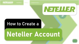 How to Open a Neteller Account  Step by Step Tutorial [upl. by Ecyob]