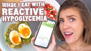 what i eat in a week with reactive hypoglycemia WEEK 1 of using the freestyle libre glucose monitor [upl. by Aiseneg]