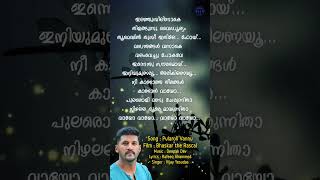 Pularoli Vannu  Beautiful song by Vijay Yesudas from Mammootty Film Bhaskar the Rascal shorts [upl. by Ettenajna883]