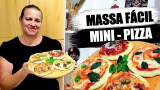 COMO FAZER A MELHOR MASSA DE MINI PIZZA FÁCIL SIMPLES E DELICIOSA  RENDA EXTRA COM MINI PIZZA [upl. by Dav551]