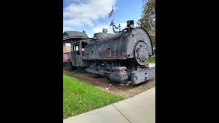 Former Lehigh Valley RR Station in Ithaca NY Steam Engine Solvay Process 63 [upl. by Lightfoot58]