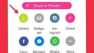 PicsArt  Images  Photo Not Save  Gallery Expect  Share Not Working Problem Solve [upl. by Eiramanad]