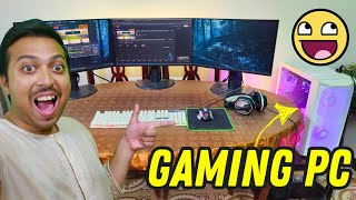 Gaming PC build 💪  Gaming Room Tour 😉 [upl. by Ym]