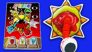 Making INCREDIBOX SPRUNKI Game Book 📚 ➕ Mr Sun Horror Sprunki Squishy Surgery DIY 소닉 테이프 [upl. by Eicul]