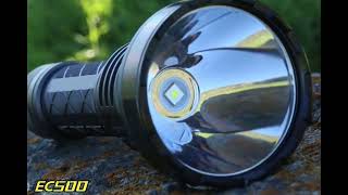 The EC500 LongRange Flashlight  21700 USBC Thrower [upl. by Solegna]