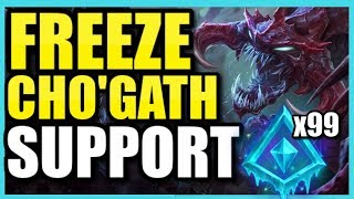 NEVER LET THEM MOVE UNLOCK 100 SLOWS WITH FREEZE CHOGATH SUPPORT CHOGATH SEASON 10 GAMEPLAY [upl. by Nirrek]