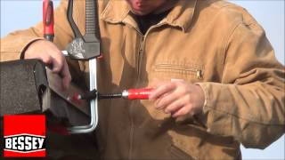 Edge clamp KT 51 from Bessey [upl. by Eimerej]