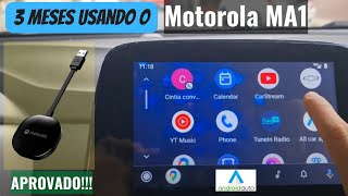 MOTOROLA MA1 ANDROID AUTO SEM FIO COM 3 MESES DE USO [upl. by Alina]