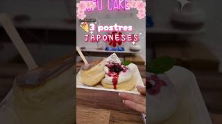 3 postres japoneses en Madrid kawaii restaurantes [upl. by Tenay]