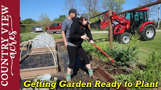 Getting the Fenced in Garden Ready for planting [upl. by Arreis93]