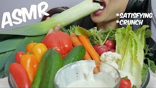 ASMR Veggie Platter EXTREME CRUNCHY EATING SOUNDS No Talking  SASASMR [upl. by Desdamonna]