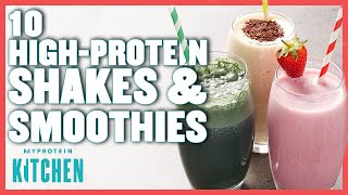 10 Delicious HighProtein Shake amp Smoothie Recipes  Myprotein [upl. by Mahau]