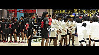 GHSA Basketball State Championship TriCities High School vs Eagles Landing Full Game Highlights [upl. by Akayas159]