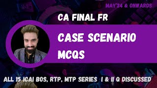 FR Case scenario MCQs  CA Final FR  Pratik Jagati [upl. by Siuoleoj]