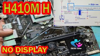 H410M H NO DISPLAY PROBLEM FIXED  H410M H RESTART PROBLEM FIXED [upl. by Esorlatsyrc130]