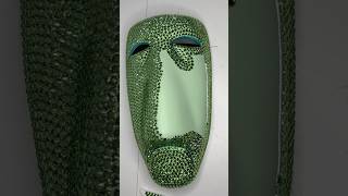 Bedazzle Nightmare Before Christmas mask pt2 halloween [upl. by Hogle886]