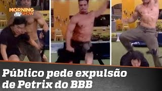 Pode isso Arnaldo Público pede expulsão de Petrix mas BBB ignora esbarrão do ginasta em Pyong [upl. by Altis412]