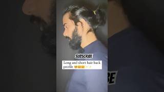 Hairstyles from back long and short both 🤣🤣 shortsfeed hairstyle mensfashion viralshort [upl. by Yahsal]