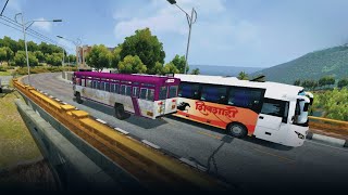 Msrtc Bus Mod  Pune to Bhimashankar  Realistic Graphics Gameplay🔥 Bus Simulator Indonesia [upl. by Aig]