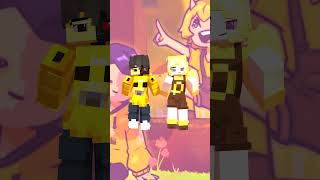 Boogie Boogie Bam Bam  Poke Dance Ft Ethobot Minecraft shorts memes pokedance [upl. by Buderus]