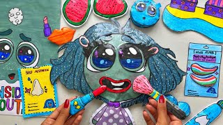 INSIDE OUT 2 Blind Bags 1 vs 100  DIY Skincare  Makeup  Tutorial [upl. by Ellard]