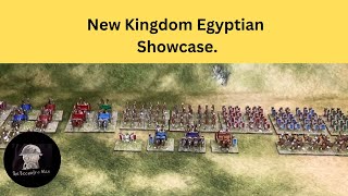 Army Show Case Essex Miniatures New Kingdom Egyptians For Mortem Et Gloriam [upl. by Ecinerev904]