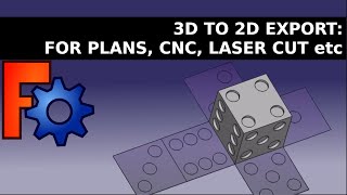 FreeCAD 3D to 2D Export in DXF for Laser Cut or CNC Learn the basics for Beginners [upl. by Joub229]