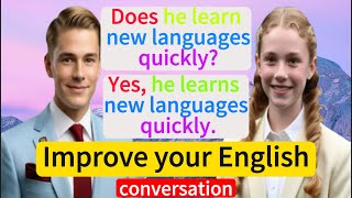 English Speaking Practice for Beginners  Simple Questions And Answers  Learn English [upl. by Airdnax472]