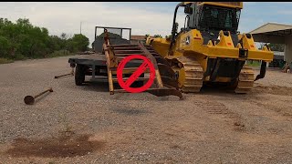 Update On New Dozer Ready To WORK and How NOT To Load Brush Rake [upl. by Ahen]